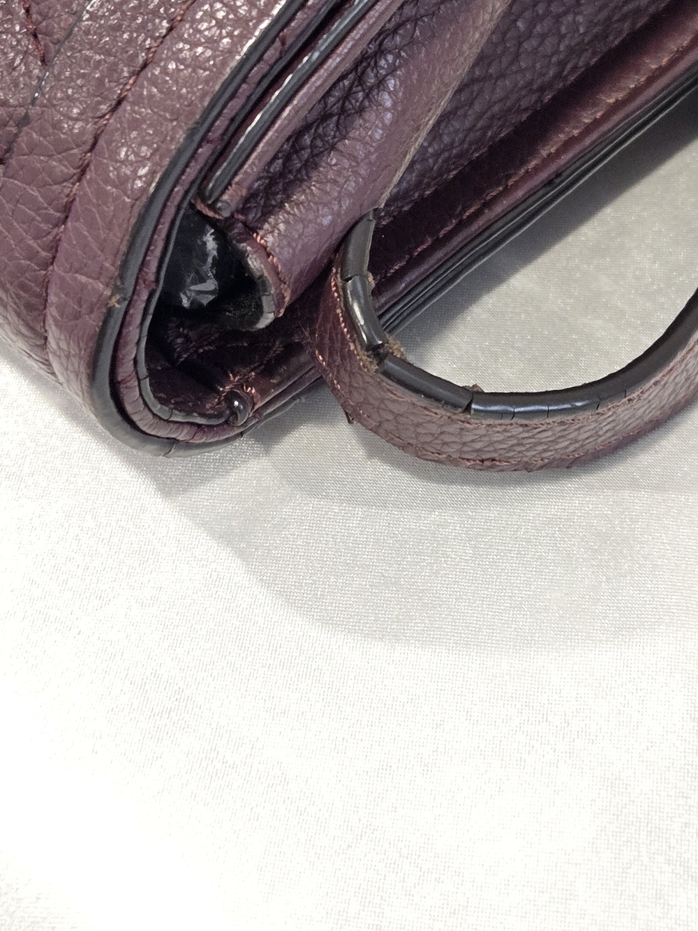 Rebecca Minkoff Quilted Leather Crossbody in Deep Plum - Picture 15 of 15